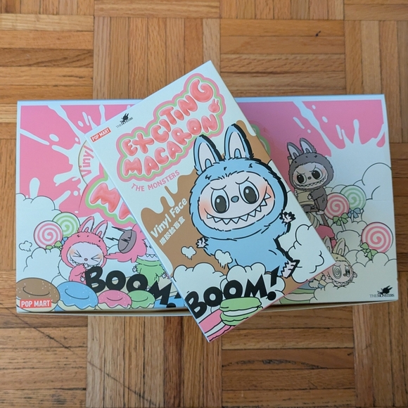 POP MART Toffee Exciting Macarons Vinyl Face Labubu AUTHENTIC - Picture 2 of 8